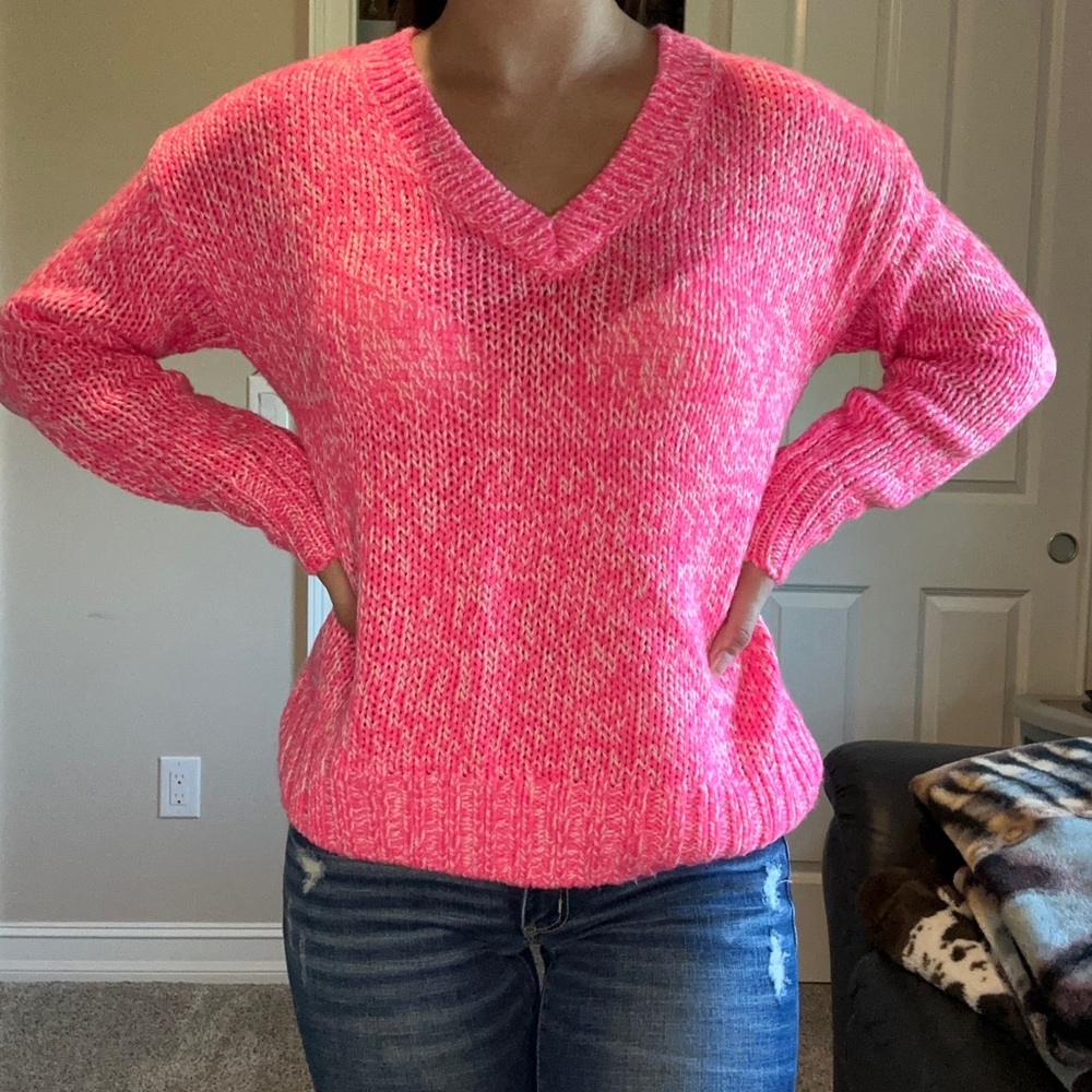 Pink Victoria’s Secret sweater
